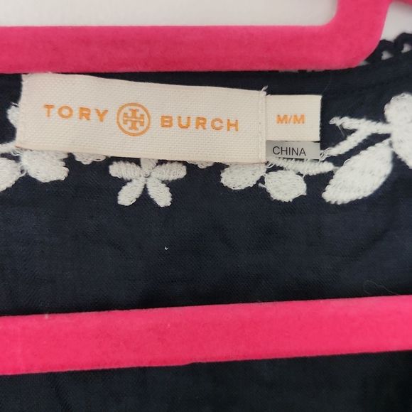 Tory BurchIssy Scallop-Trim Embroidered Tunic - Picture 6 of 9